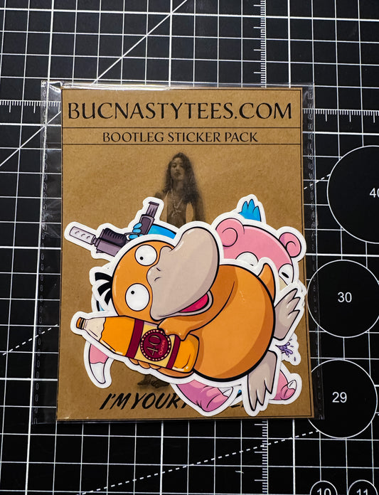 PokeHood 3 Sticker Pack